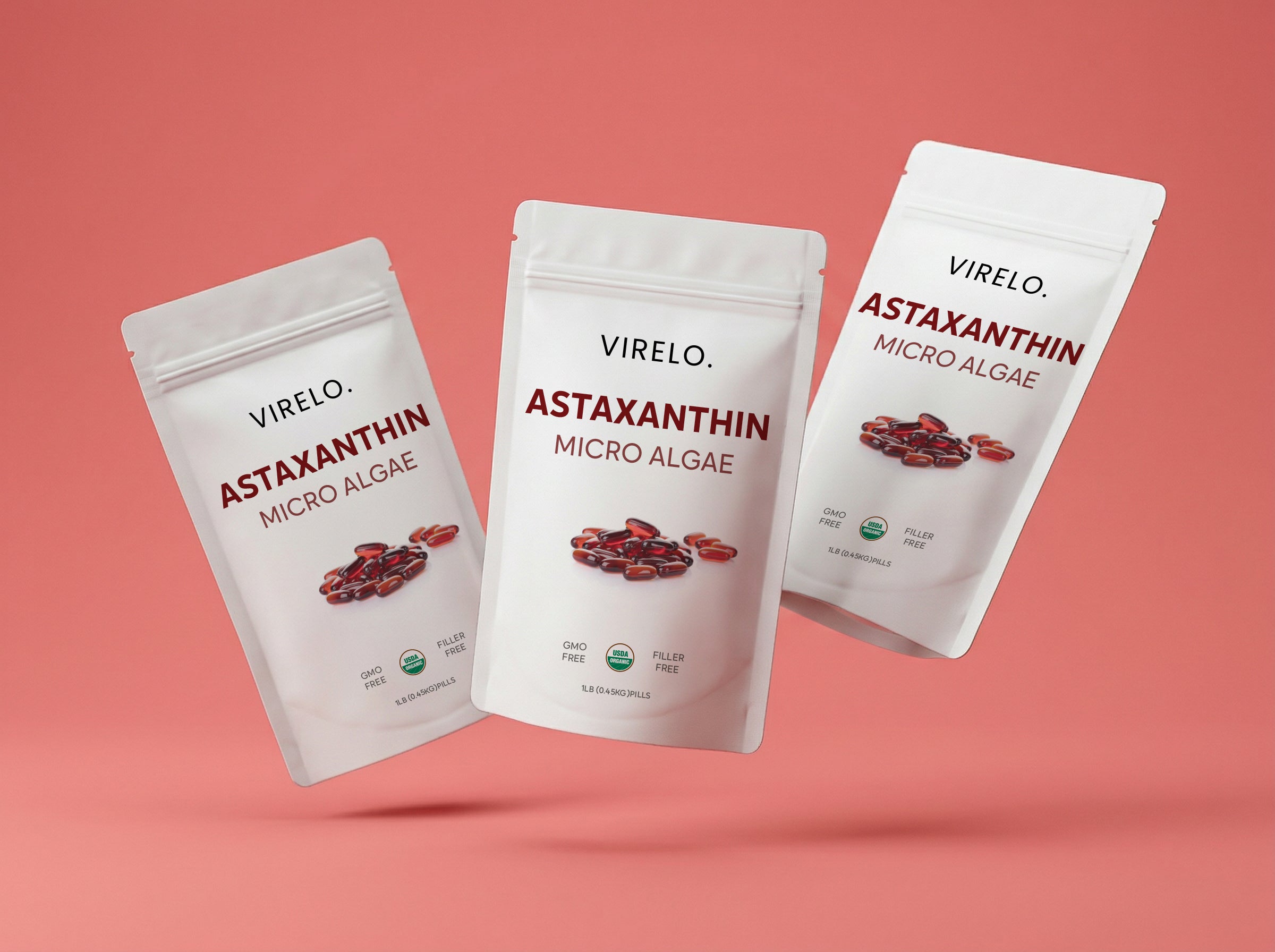 Virelo Astaxanthin  |  3 Pack BUNDLE
